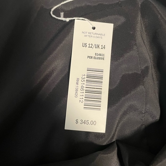 Per Se blue polyester skirt featuring cheetah print design - Picture 6 of 7